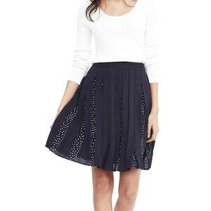 NWT: Banana Republic Pleated Dot Skirt